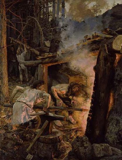 Akseli Gallen-Kallela Forging of the Sampo Germany oil painting art